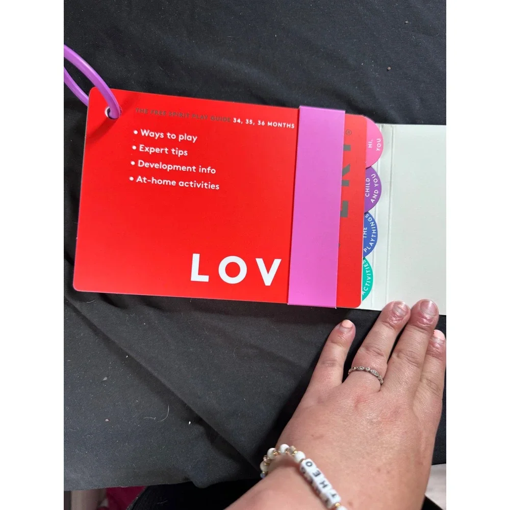 Lovevery The Free Spirit Play Guide Months 34 35 36 Toddler Development Booklet